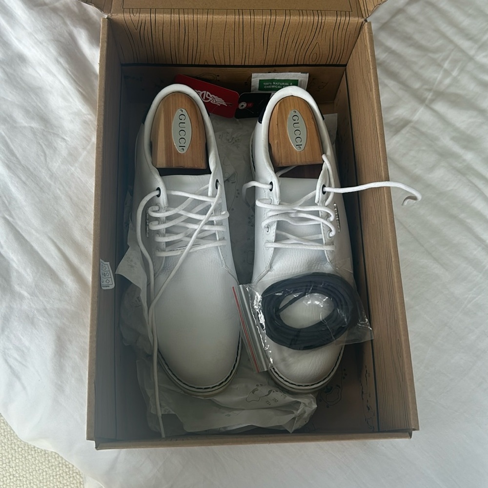 NEW Straight down bourbon hybrid white sneakers!!